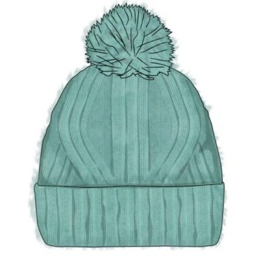 Шапка Buff Knitted Hat Nerla Nerla Pool, US:one size, 132335.722.10.00