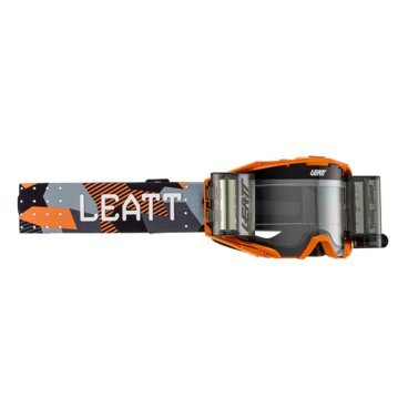 Фото Веломаска Leatt Velocity 6.5 Roll-Off Clear 83%, оранжевый, 2023, 8023020260