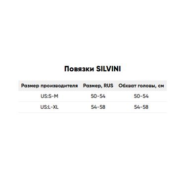 Повязка SILVINI Piave, черный, 2022-23, UA1522_0842