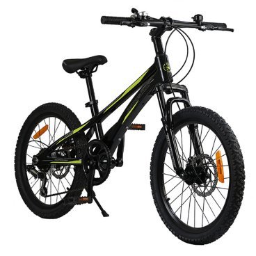 Детский велосипед MAXISCOO "Supreme", 20", 2-х колесный, 6 скоростей, черный, 2023, MSC-SU2011