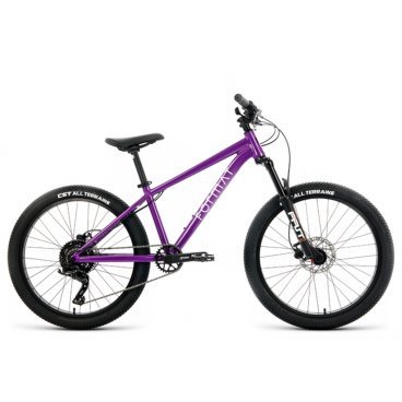 Фото Подростковый велосипед FORMAT 6612, 24", 8 скоростей, фиолетовый, 2022, VX23045