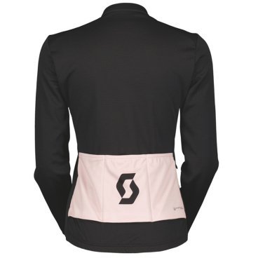 Велоджерси SCOTT RC, женский, утепленный, длинный рукав, black/sweet pink, ES271582-7338