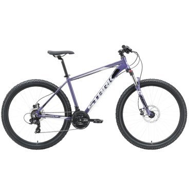 Фото Горный велосипед Stark Hunter 27.2 HD, 27.5', фиолетовый/серый/черный, 2023
