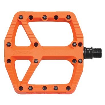 Фото Педали велосипедные SDG Composite, 110х105х17 мм, 9/16", Orange, 00032DS
