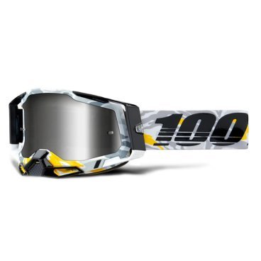 Фото Веломаска 100% Racecraft 2 Goggle Korb / Mirror Silver Lens, 50010-00019