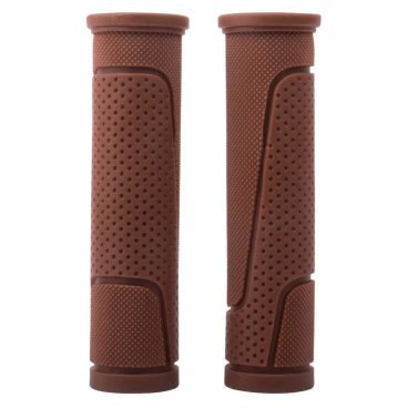 Фото Грипсы резиновые Vinca Sport коричневые, длина 125 мм, в упаковке, H-G 63 brown