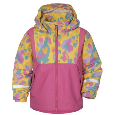 Фото Куртка детская Didriksons BLOCK KIDS JKT 848, розовые пузыри, 504009