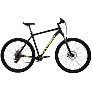 Велосипед горный Stark Hunter 29.2 D, 29", черный/зеленый неон, 2024, HQ-0014303