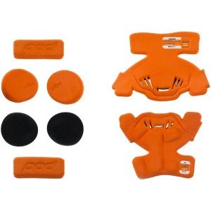 Вставки мягкие правого наколенника подросткового POD K1 YTH MX Pad Set Right, оранжевый 