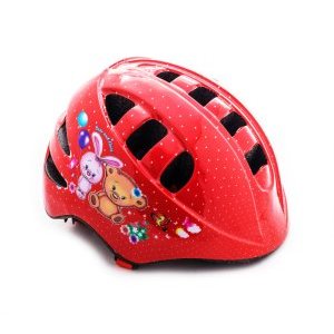 Шлем велосипедный Vinca sport VSH 8, детский, с регулировкой, красный, рисунок - 