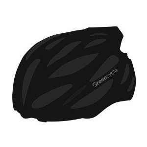 Шлем велосипедный Green Cycle Alleycat, черный матовый, HEL-23-54