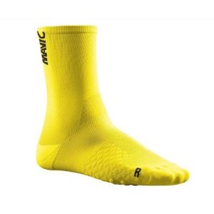 Носки велосипедные MAVIC COMETE, жёлтый/чёрный, 2020, L39418400